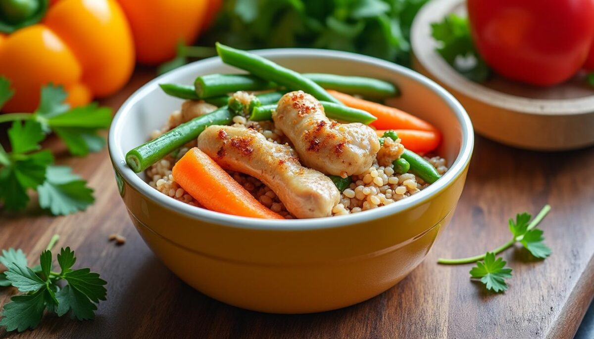 découvrez des recettes sûres et faciles pour préparer des repas maison équilibrés pour votre chien, garantissant sa santé et son bien-être.