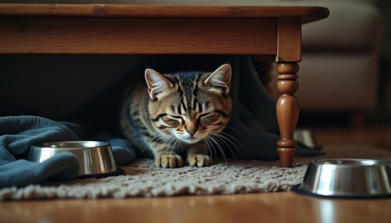 découvrez les raisons possibles pour lesquelles votre chat ne mange plus et se cache, et apprenez quand consulter un vétérinaire pour assurer son bien-être.